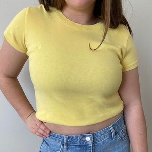 Ralph Lauren Bright Yellow Vintage T-Shirt